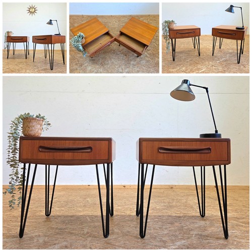 Pair retro plan - retro, teak