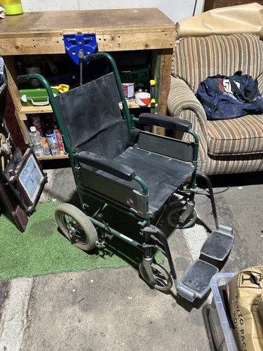 Aluminium travel wheelchair - aluminium,