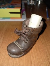 Vintage Hand Made Pottery Boot by Tony (with certificate of authenticity