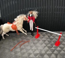 Vintage 1989 Tiffany horse and a 1980's Sindy Doll