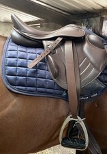 Premier equine Cross Country Saddle 16.5 Inches Wide Gullet Brown