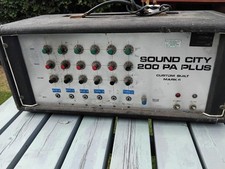 1970s Serviced Sound City  200PA System Mixer Mk 4 Mk IV Custom Built 6 Chan
