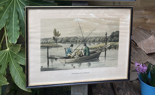 Vintage framed print georgian - vintage,
