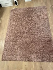 Next Pink Shaggy Rug Size 140