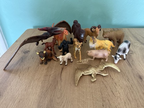 Vintage animal figures x16 - animal,