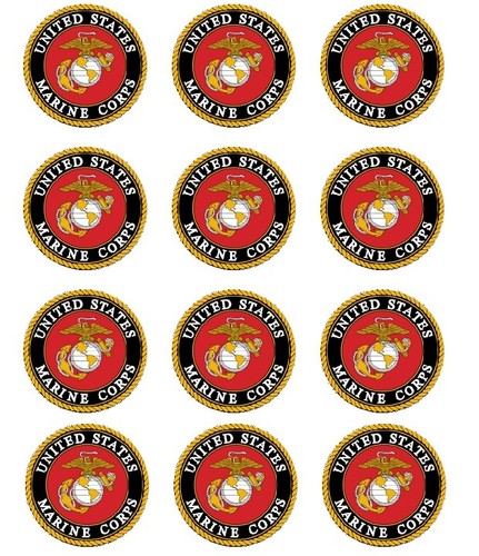 Marine corps logo edible - corps,
