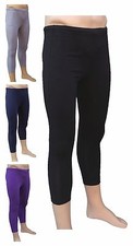 Chex cotton lycra leggings - 3/4,