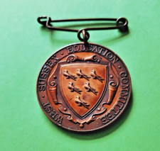1889 One Years West Sussex Education Committee Excellent School Attendance Medal