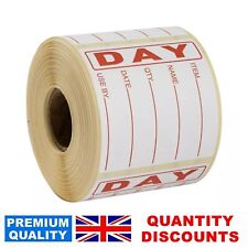 Food Hygiene Day Dot Food Label Best Before Labels Roll of 500 labels Red