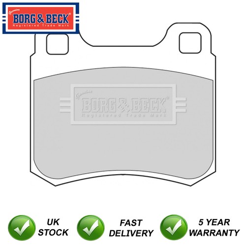 Brake pads set rear borg - pads, &