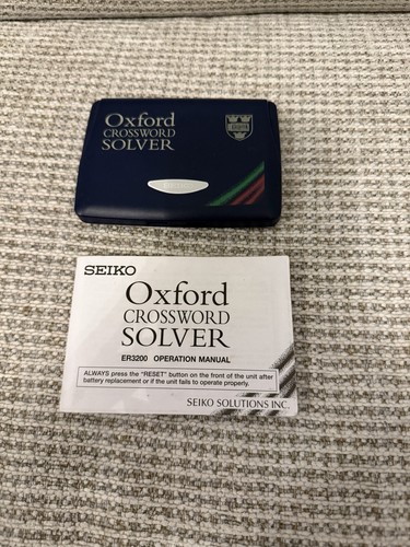 Seiko oxford crossword solver - crossword,