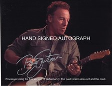 Bruce springsteen autographed - bruce,