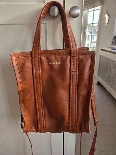 Balenciaga cognac leather