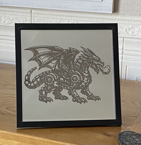 Laser engraved steampunk - laser,