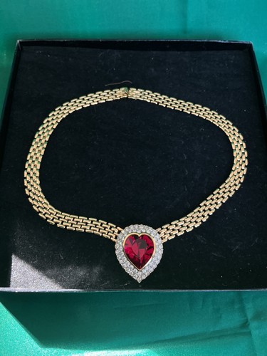 Stunning vintage faux ruby - vintage,