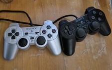 PS2 DualShock 2 Controller Set 2 Official PS2 Controllers