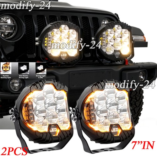 2pcs inch round led - inch,