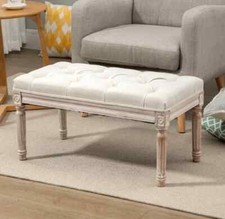 French Style Bench Antique Leg