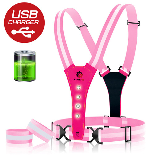 Lumefit reflective vest usb - vest,