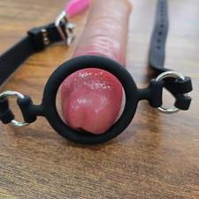 Open Mouth Gag O-ring Restraint Oral SM Bondage Flirting Slave Games for Couples