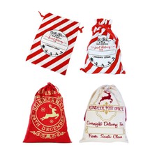 Large Christmas XMAS Hessian