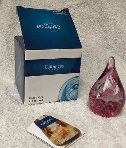 Caithness glass caress - caress, fuchsia