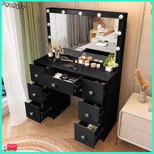 Black Dressing Table With