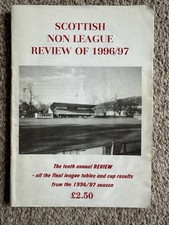 SCOTTISH NON LEAGUE REVIEW OF 1996/97 FOOTBALL BOOK