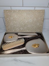 Vintage 3pc Vanity Set Mirror