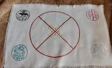 Witch Compass Altar Cloth Traditional Witchcraft Vegan Friendly Gemma Gary