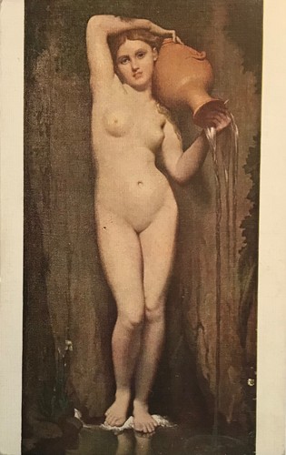 French erotic nude postcard - french,