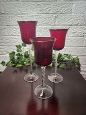 Ruby tealight votive candle - ruby,