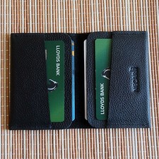 Real Leather Bifold ID Credit Card Wallet Slim Pocket Card Holder UK Seller
