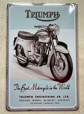 TRIUMPH BEST MOTORCYCLE PLAQUE