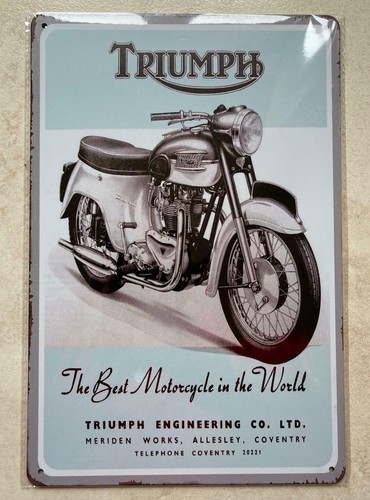 Triumph best motorcycle plaque - triumph,