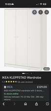 IKEA KLEPPSTAD Wardrobe with 3