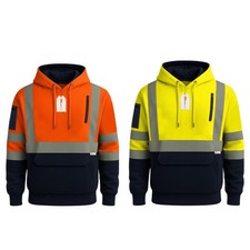 Hi Vis Hoodie Men Hi Viz
