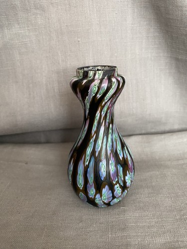 Vintage glass millefiori bud - glass,