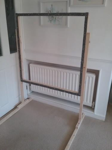 Rug hooking frame - rug,