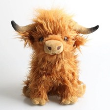 Cuddly Living Nature Highland Cow Soft Toy Kid Stuffed Teddy Plush Doll Toy