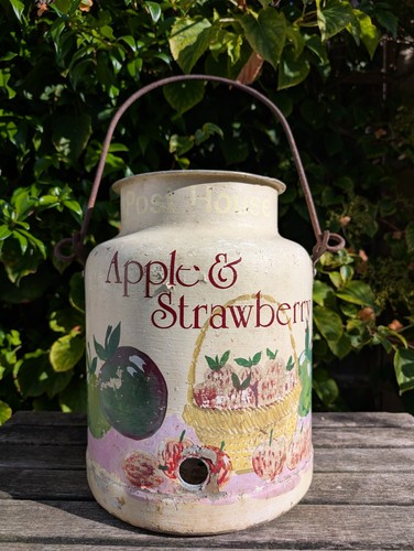 Vintage aluminium hand painted - vintage,