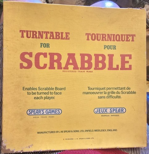 Vintage scrabble black - vintage,
