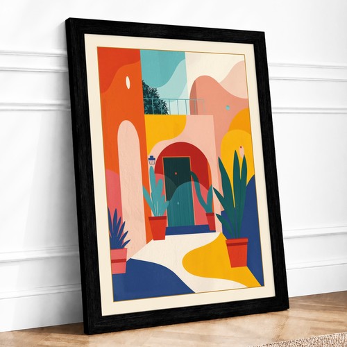 Moroccan courtyard modern - moroccan,