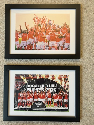 Arsenal team celebrate - team,