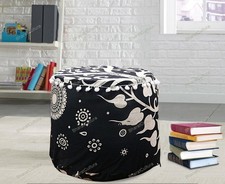Ottoman Pouf Cover Indian