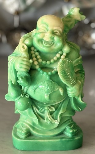 Vintage faux jade heavy resin - vintage,