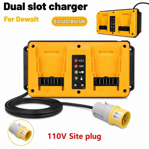 110v dual charger for dewalt - 110v,