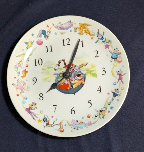 Wedgwood rupert bear wll clock - wedgwood,