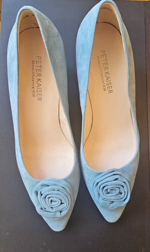 Peter kaiser pale blue suede - kaiser,