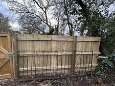 wrought iron driveway gates used (10ft)